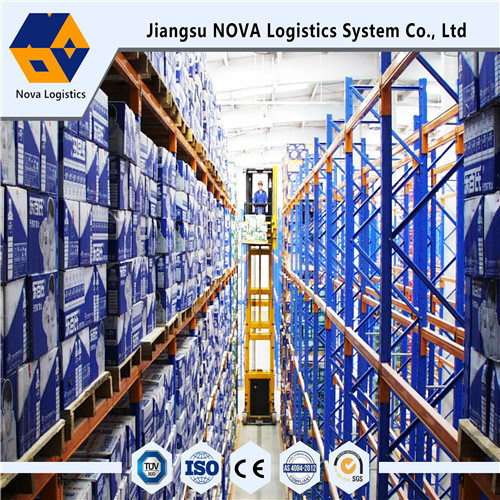 การจัดเก็บคลังสินค้าทางเดินแคบมาก VNA Pallet Racking