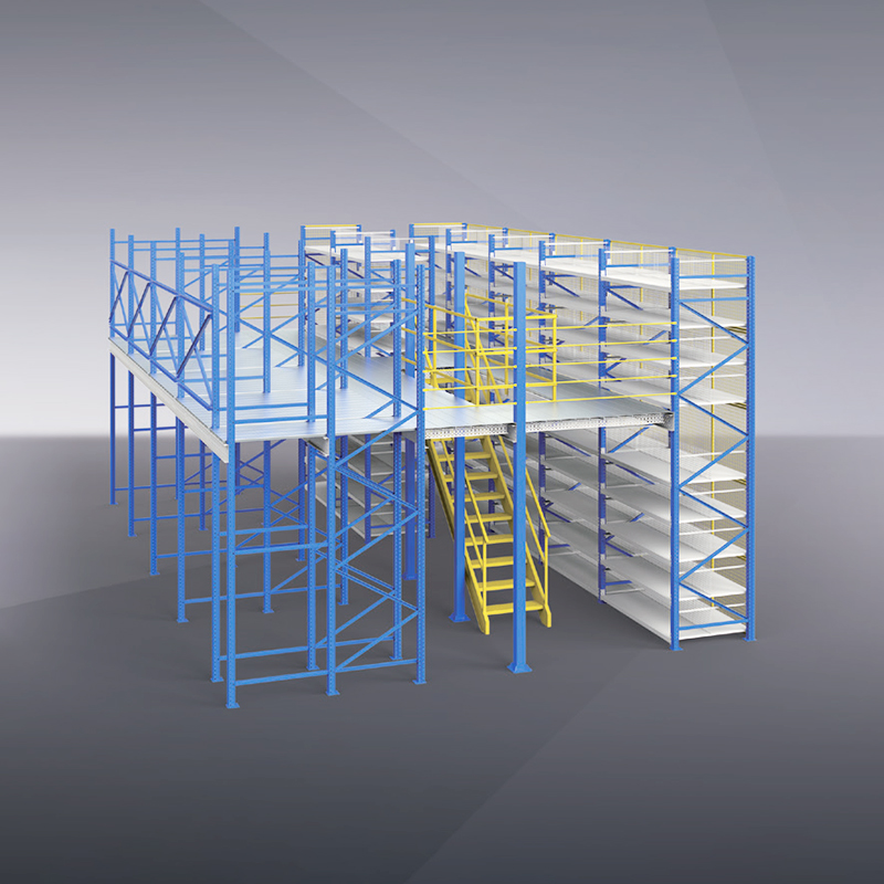 FIFO Intensing Aisle Warehouse Forklift Steel System Drive-In Racking ระบบขับเคลื่อน